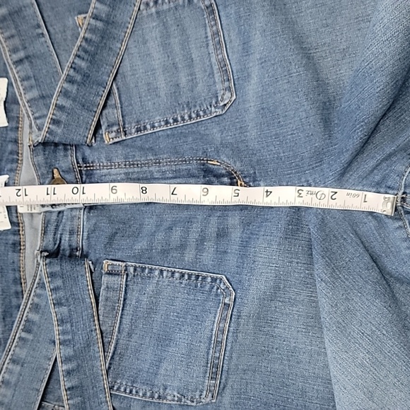 Sofia Vergara Sz. 12 Melisa Flare High Waist Self Belt Release Hem Stretch Jeans - Picture 11 of 15